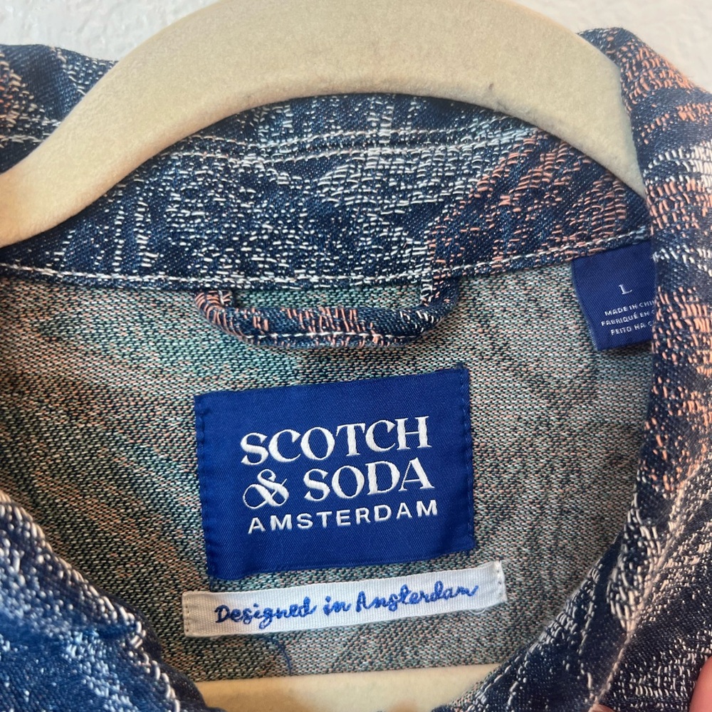 Patterned Jean Jacket - image 3